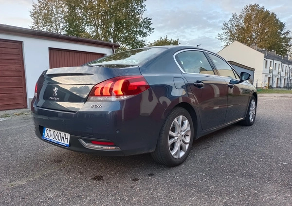 Peugeot 508 cena 44900 przebieg: 200000, rok produkcji 2015 z Gdańsk małe 497